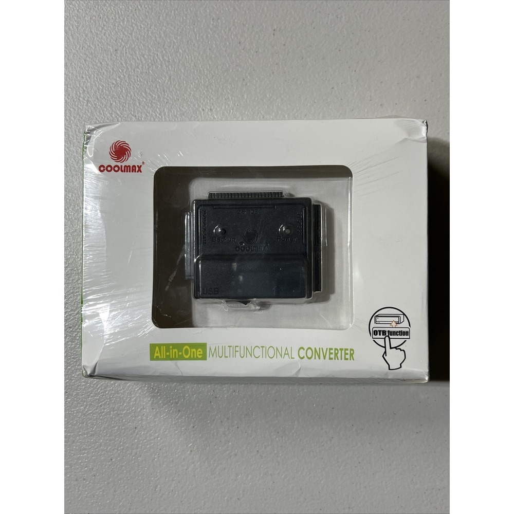 COOLMAX ALL IN ONE Multifunctional Converter ,OTB Function CD-350-COMBO (Black)